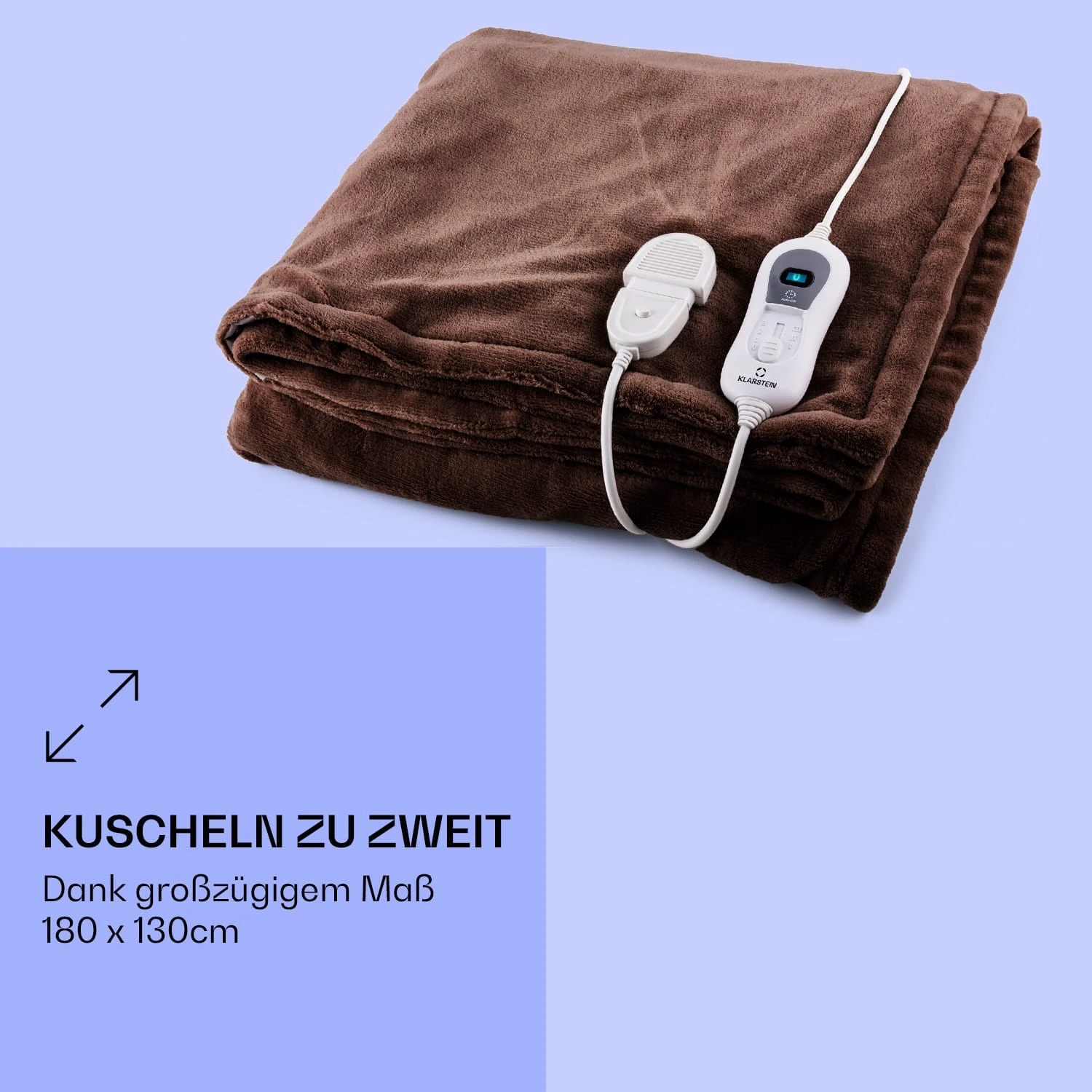 Dr. Watson XL Heizdecke 120W 3 Temperaturstufen 180x130 Cm Bedienteil – Bild 5