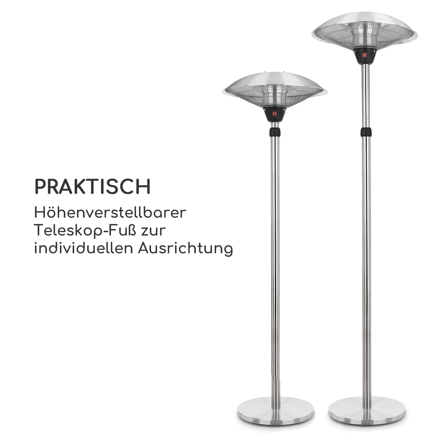 Heat Guard Infrarot-Heizstrahler IP44 Höhenverstellbar IR 2100W – Bild 4