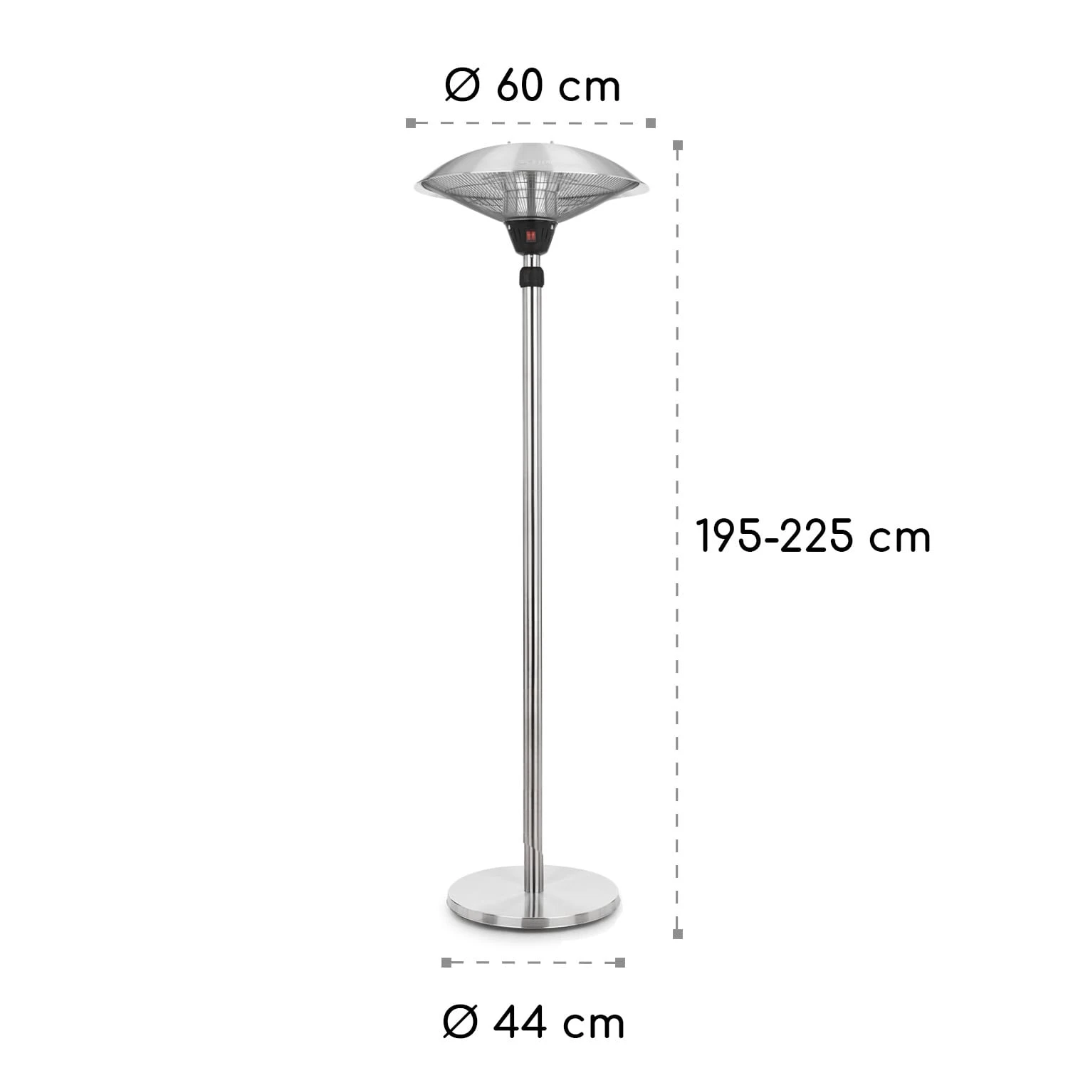Heat Guard Infrarot-Heizstrahler IP44 Höhenverstellbar IR 2100W – Bild 7