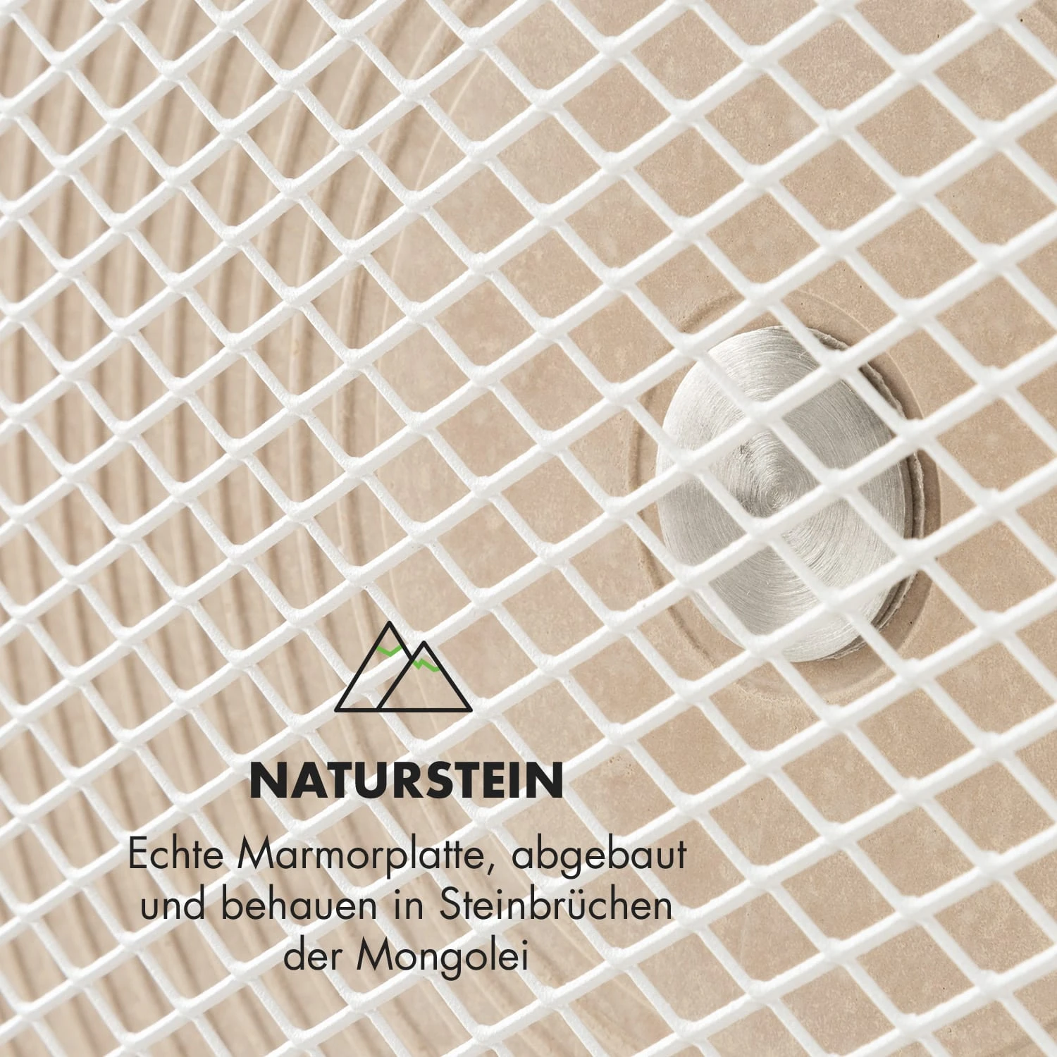 HeatPal Marble Infrarot-Heizung 1300W Wärmespeicher Marmor Aluminium – Bild 6