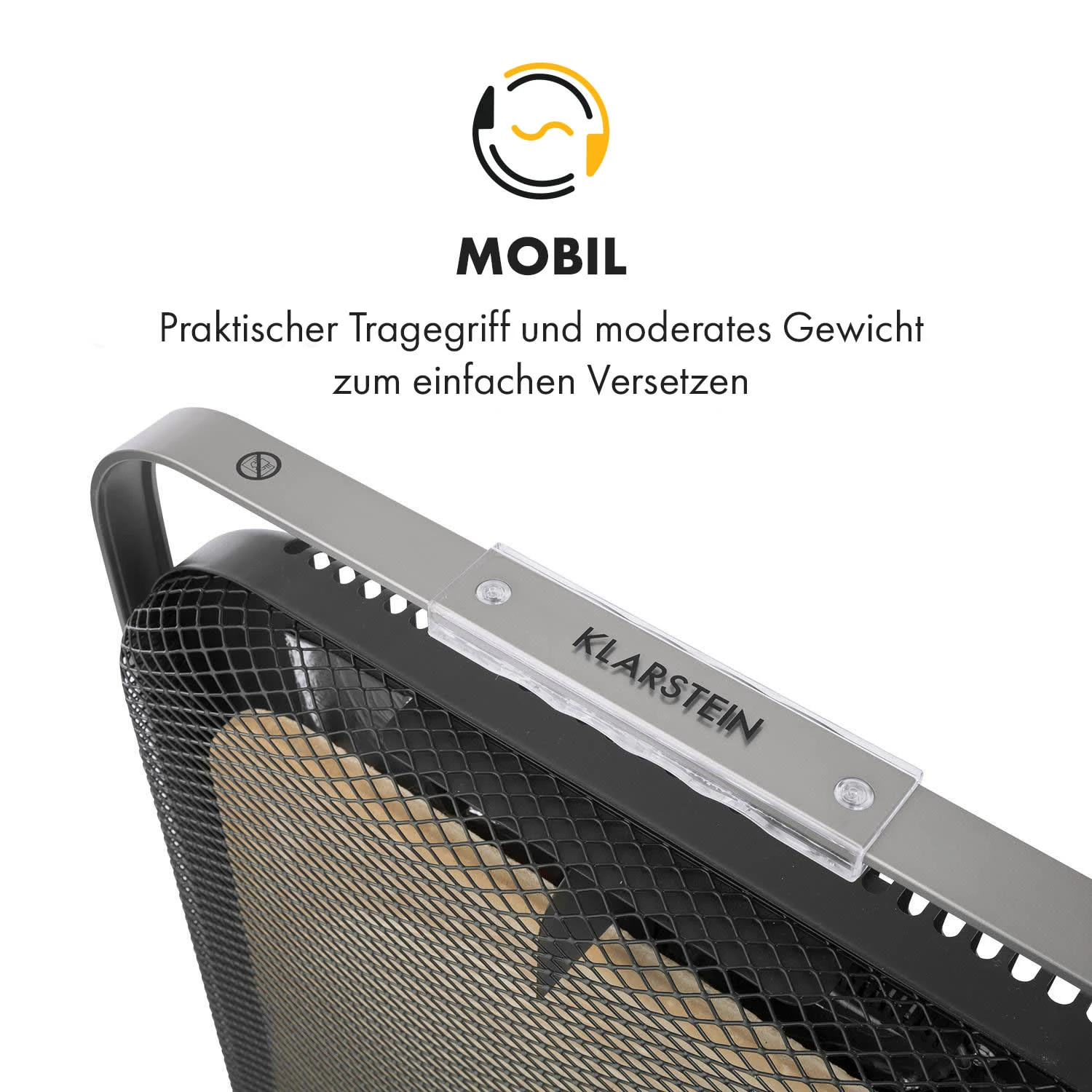 HeatPal Marble Blackline Infrarot-Heizung 1300W Wärmespeicher Marmor – Bild 8