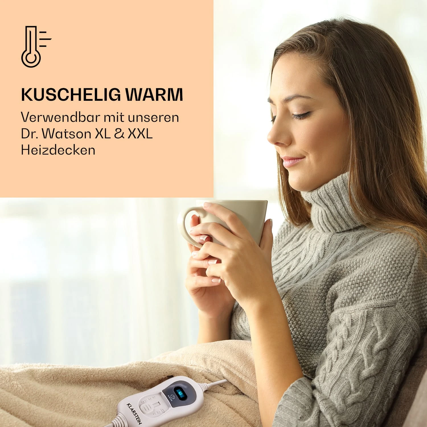 Fernbedienung Für Dr. Watson XL & XXL Heizdecke Ersatzteil LED-Display 2 M Abnehmbar – Bild 2