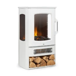 Bormio Panorama Elektrischer Kamin 1000/2000W Thermostat