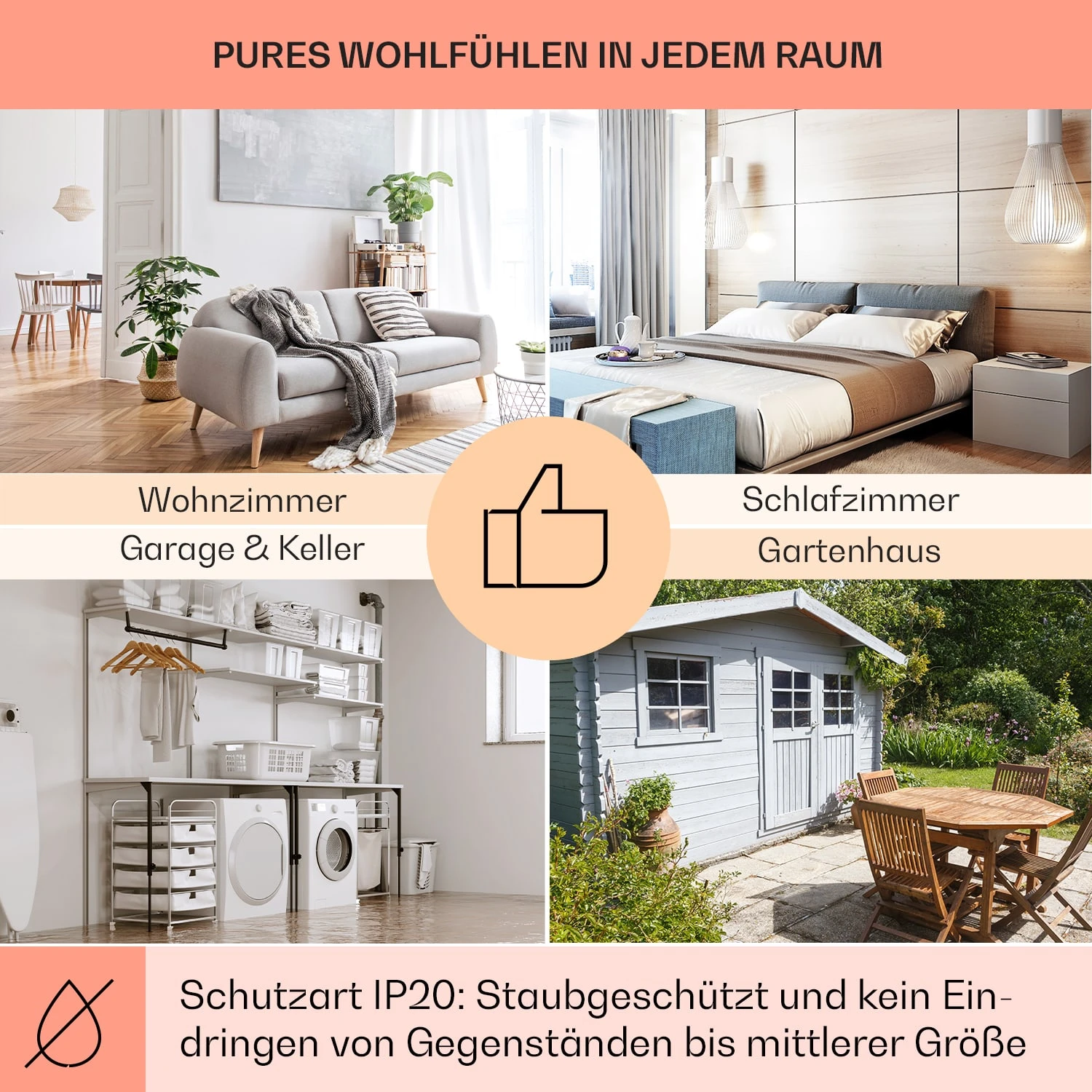 Wonderwall Air Art Infinite 300 Infrarotheizung 60x50 Cm – Bild 5