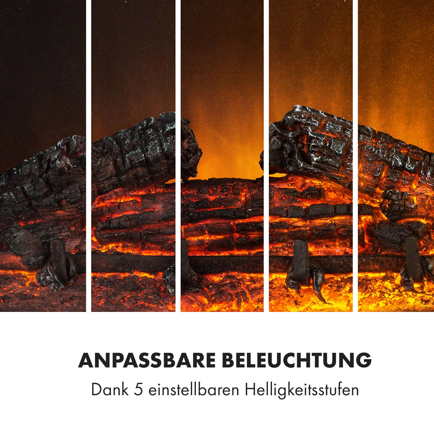 Carinthia Elektrokamin 1800W LED Wochentimer Fernbedienung Heizer – Bild 7