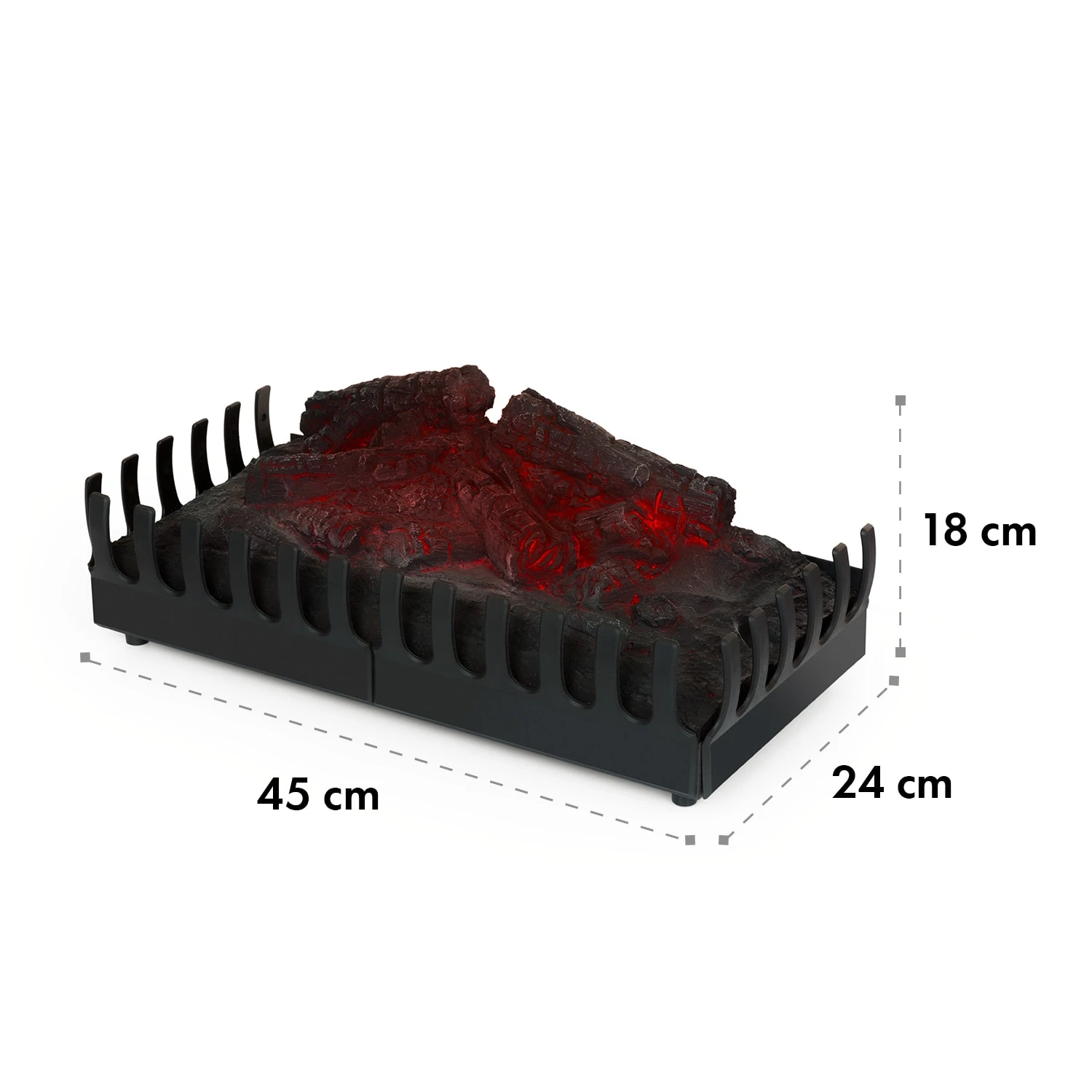 Studio Frame II Kamingehäuse + Kamini Kamineinsatz MDF Klassisches Design – Bild 9